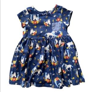 Boutique Horse Knit Twirl Dress